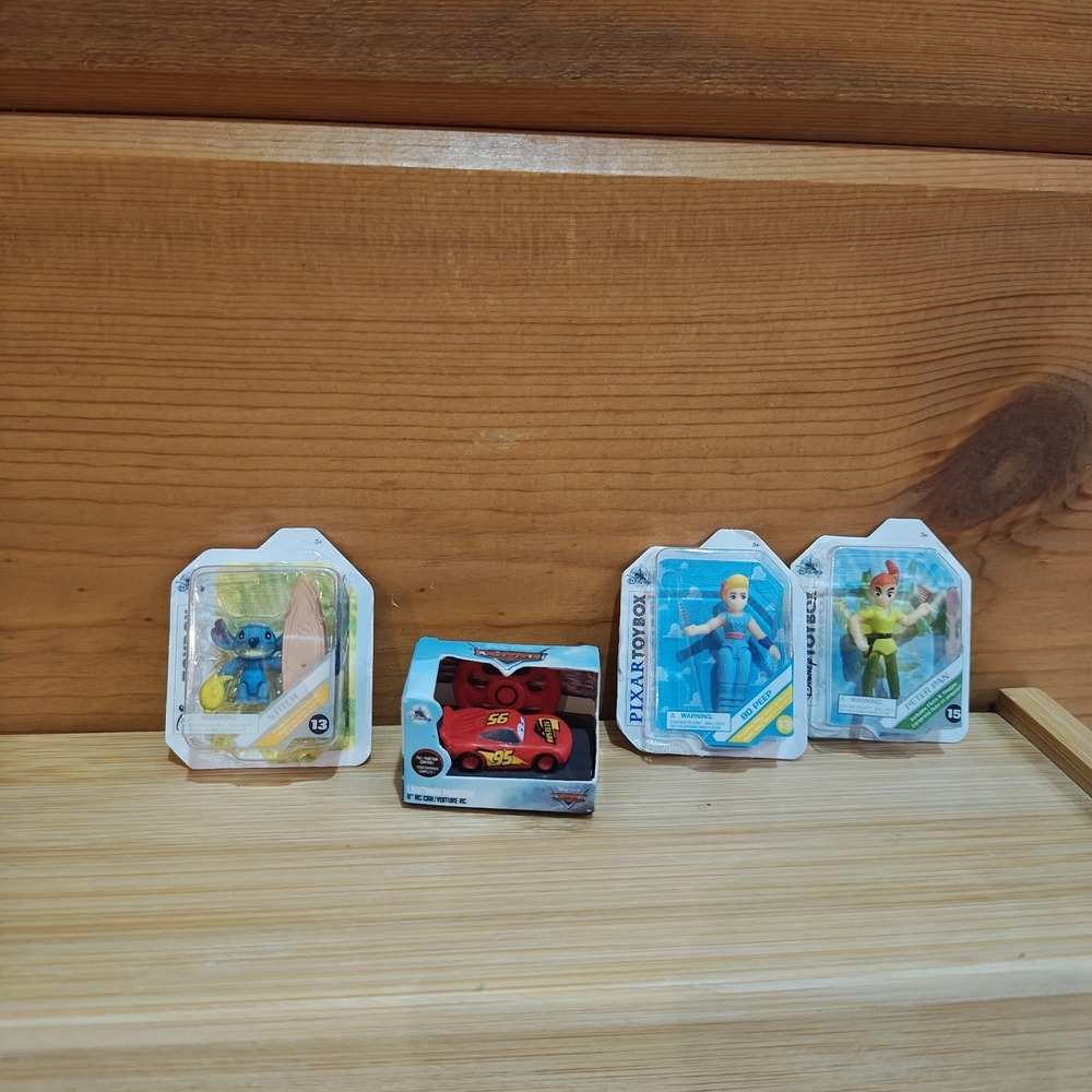 MICRO 1" Disney Store Mini‎ Brands! Toy Box Stitch Bo Peep Peter Pan Cars Figure